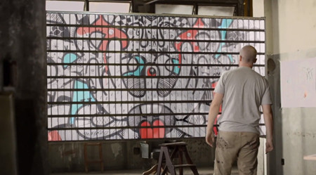 Así se las gasta Samsung Francia con su graffiti con 400 Galaxy Note II, en vídeo