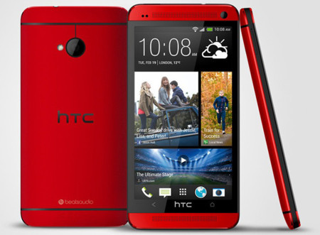 HTC desvela el HTC One rojo, en exclusiva para Reino Unido