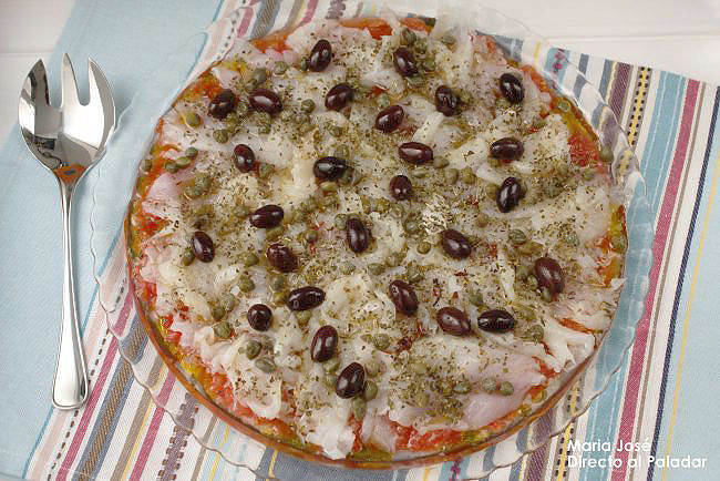 Carpaccio de bacalao