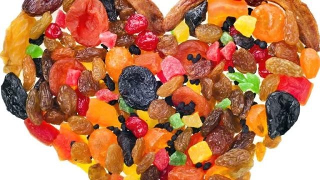 Fruta deshidratada