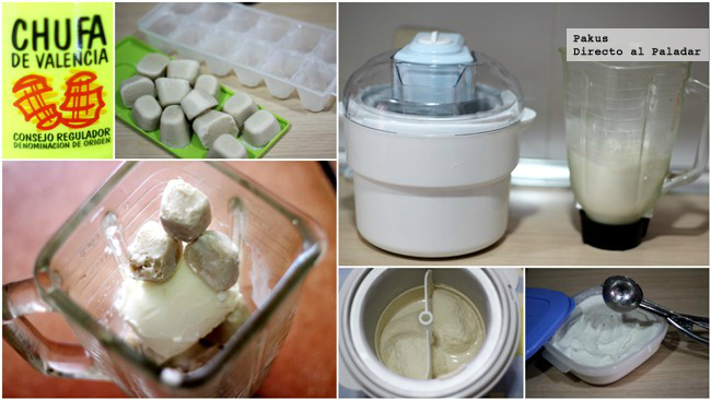 helado horchata paso a paso