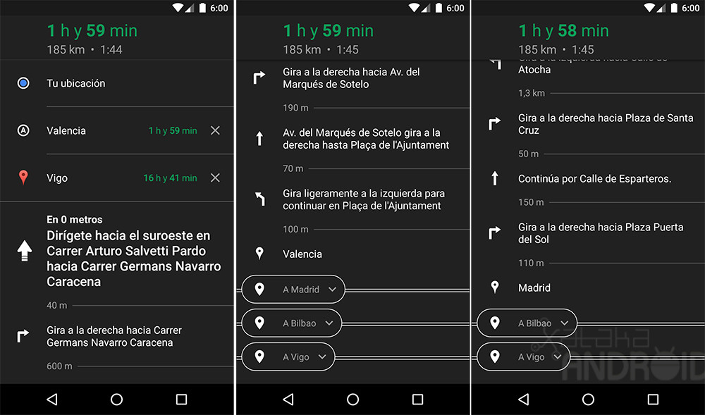 Maps Múltiples Destinos Android