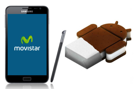 Samsung Galaxy Note (Movistar) se actualiza a Android 4.0 (Ice Cream Sandwich)
