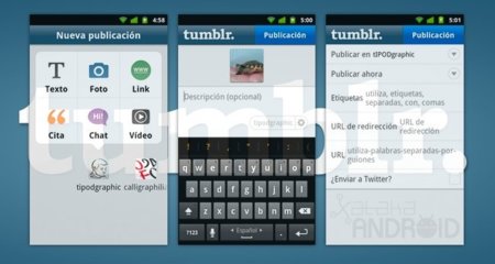 Tumblr sigue actualizando y mejorando su aplicación para Android