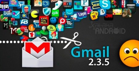 El nuevo Gmail 2.3.5 para Android bloquea la comunicación con aplicaciones externas
