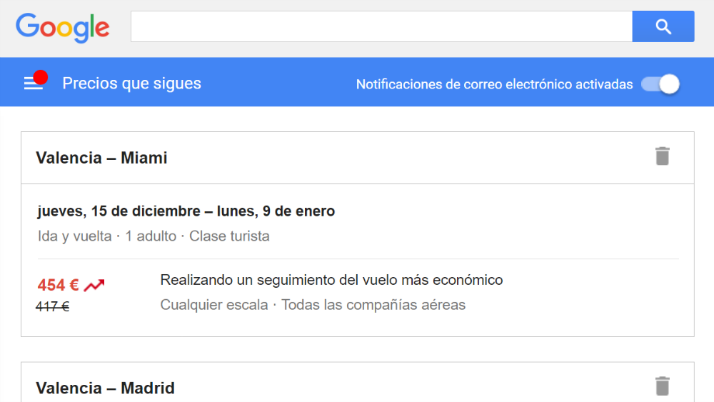 Cambios En Precios