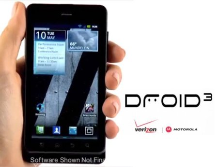 Motorola Droid/Milestone 3 en vídeo