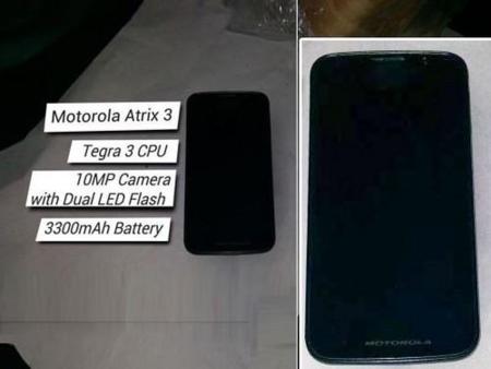 Espectaculares características del Motorola Atrix 3 salen a la luz