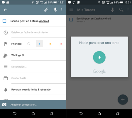 Tasks, el gestor de tareas sucesor de Astrid, se renueva con Material Design