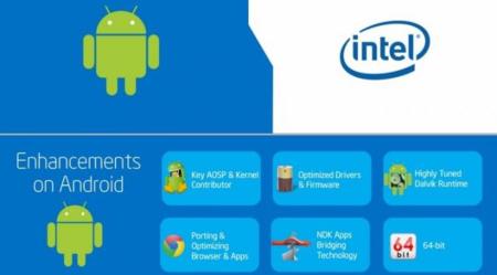 Intel ya ha finalizado la versión de 64 bits de Android 4.4 para sus chips Atom