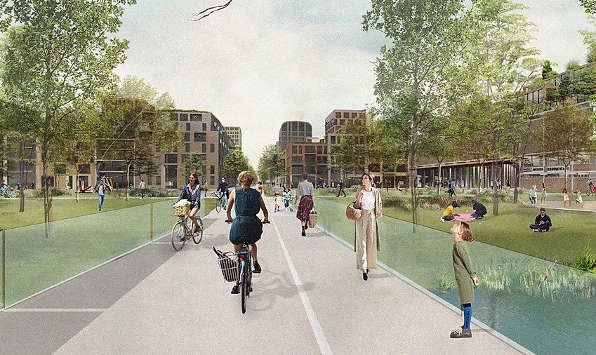 Países Bajos inaugurará en 2024 el barrio del futuro, con un coche compartido para cada tres hogares