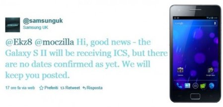 Samsung UK confirma la actualización a Android 4.0 para el Galaxy SII