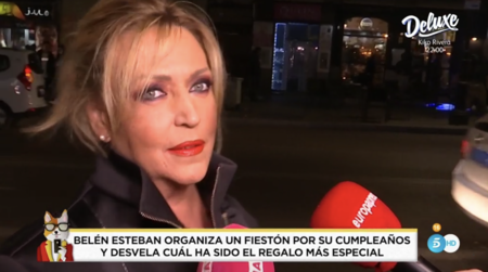 Lydia Lozano en el cumpleaños de Belén Esteban - Telecinco