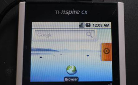 Esta calculadora gráfica de Texas Instrument es capaz de hacer funcionar Android 1.6