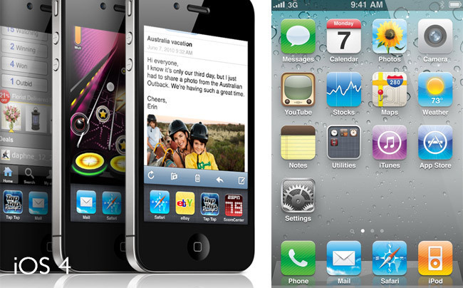 iPhone 4 con iOS 4