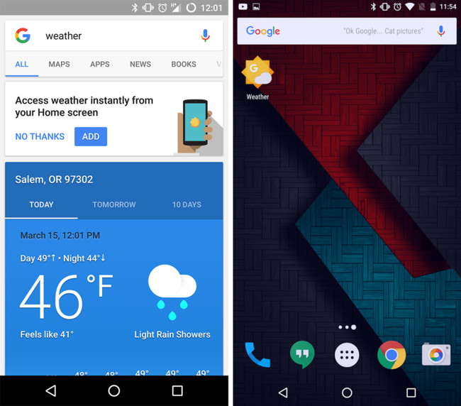 Weather Shortcut