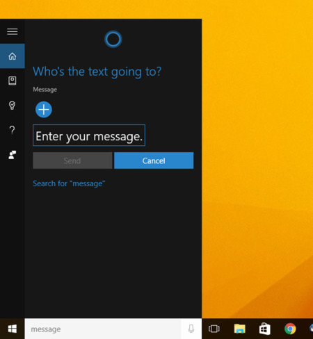 Cortana ya sabe mandar mensajes de texto desde Windows, vía Cortana para Android