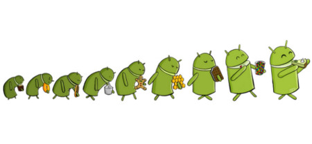 Un empleado de Google incluye la versión Key Lime Pie en un dibujo sobre la evolución de Android