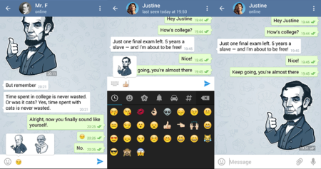 Telegram lanza sus propios stickers