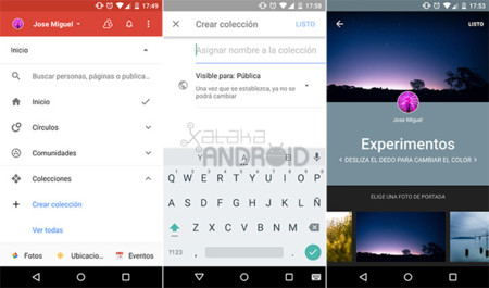 Así son las nuevas Colecciones de Google+ para Android