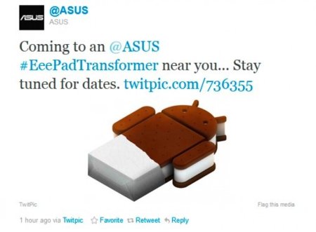 Asus confirma que el EEE Pad Transformer llevará Ice Cream Sandwich