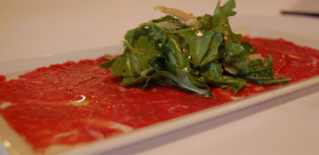 carpaccio de buey