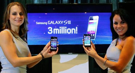 Samsung Galaxy SII, tres millones de terminales vendidos en 55 días