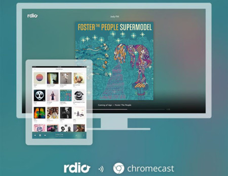 Rdio para Android ya soporta Chromecast