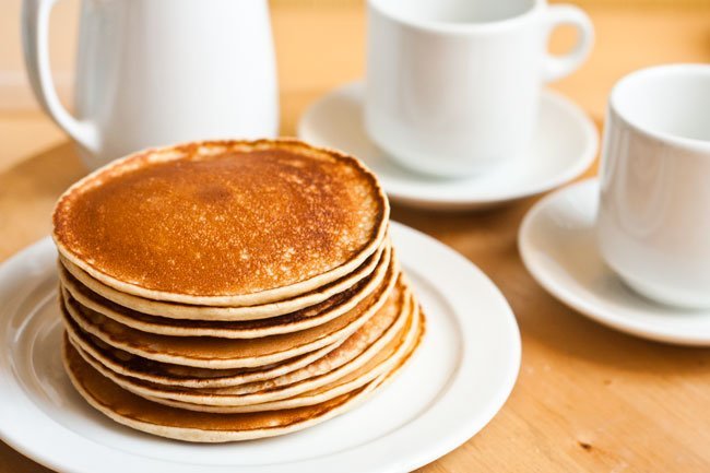Tortitas americanas sin lactosa