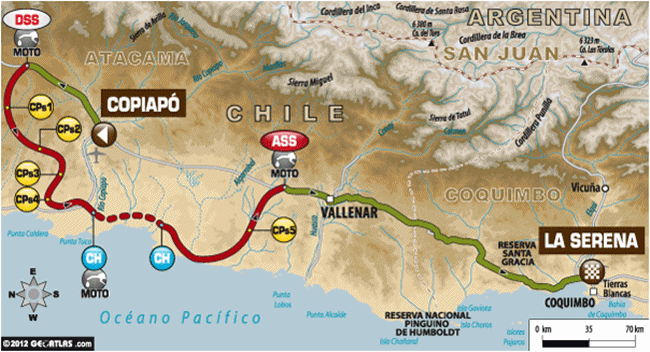 Mapa Etapa 13