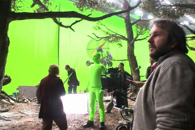 Peter Jackson en el rodaje de El Hobbit