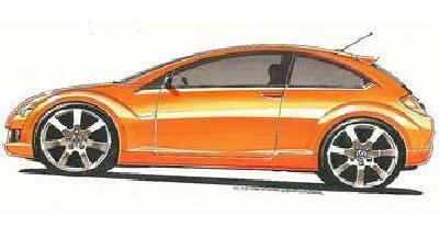 Recreaciones de la nueva generación del Volkswagen New Beetle