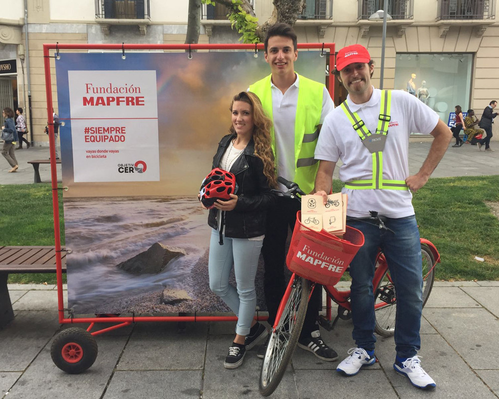 El programa 'Objetivo Cero' cuenta entre sus oacciones lograr cero accidentes en bici con acciones responsables, que ayuden a prevenir los accidentes.