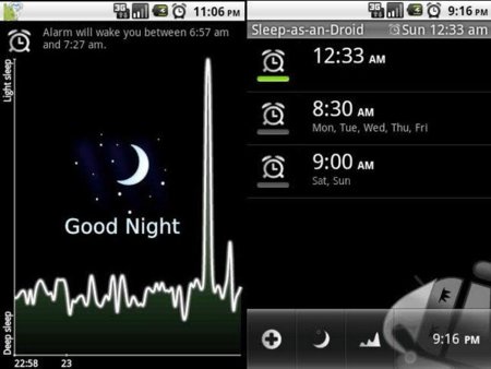 Sleep as an Droid, nunca más te levantarás cansado