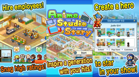 Kairosoft nos permite tener nuestro estudio de animación con Anime Studio Story