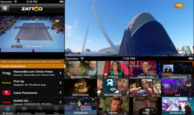 Televisión iphone 2