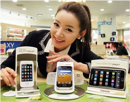Samsung Galaxy Player: la gama entera ya se vende en Corea