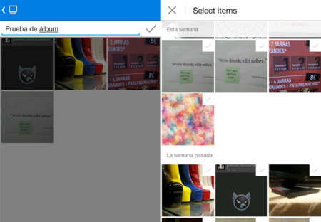 Dropbox ya nos permite crear y compartir álbumes directamente desde el móvil