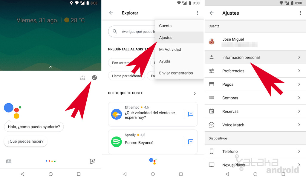 Idiomas Asistente de Google