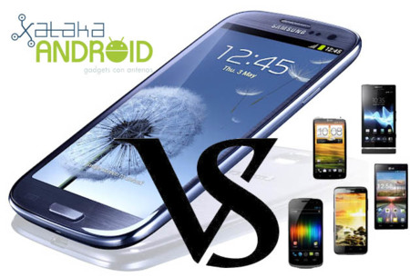 Samsung Galaxy SIII, comparativa: ¿cómo queda con respecto a la gama alta Android?