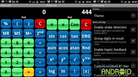 Shake Calc, agita tu Android para obtener resultados