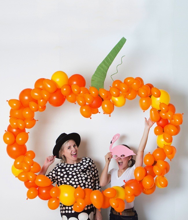 Pumpkin Balloon Photobooth