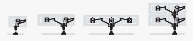 Flo Monitor Arm Suggested Setups