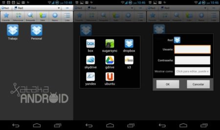 ¿Cómo gestionar dos cuentas de Dropbox en Android?