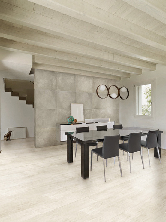 Salon Con Vigas Venatto White Br