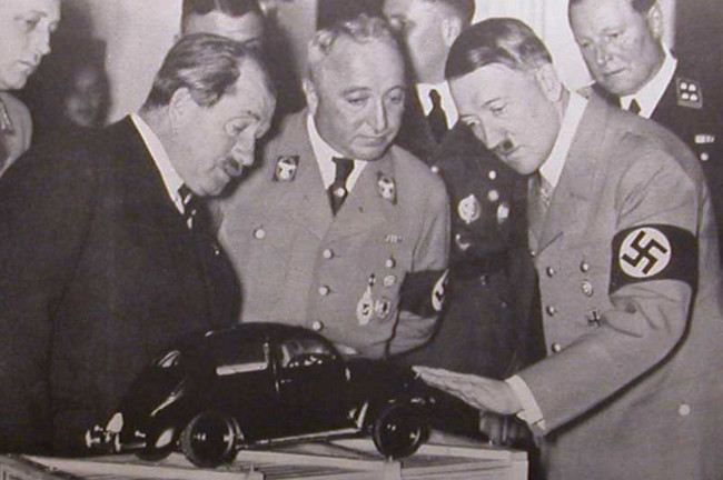 Ferdinand Porsche Adolf Hitler