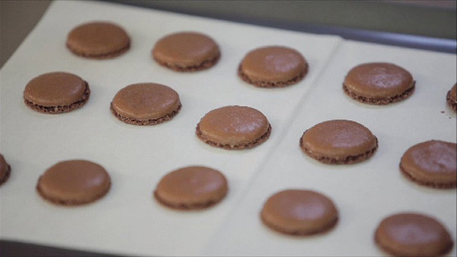 Receta de Macarons de chocolate