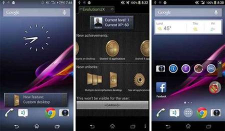 Sony EvolutionUI convierte en un juego la interfaz de los futuros Xperia