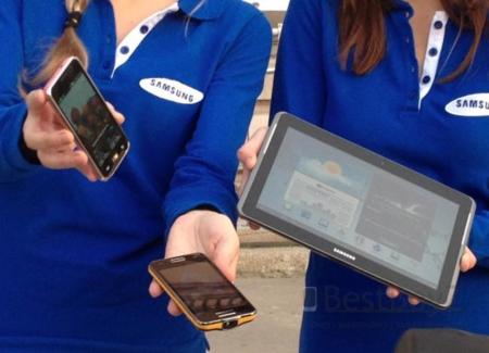 Una nueva tablet y dos smartphones aparecen con proyectores de la mano de Samsung