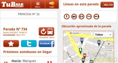 Tubus: calcula cuánto le queda al próximo autobús